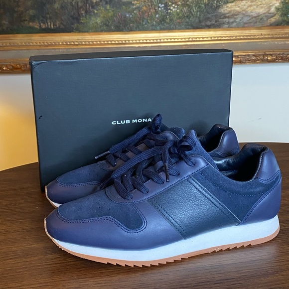 Club Monaco Zoe Running Shoes in Navy Blue women’s size 8 - Picture 3 of 7